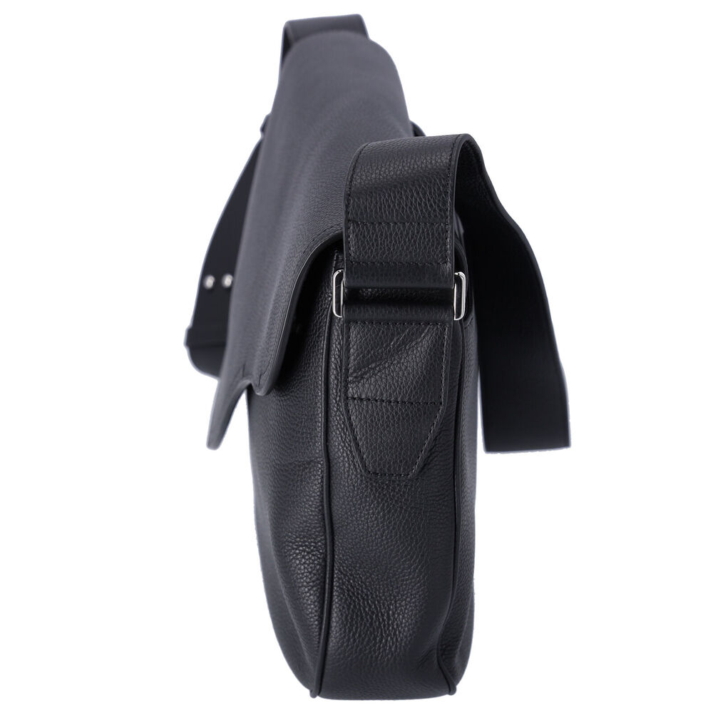 Christian Dior Saddle Messenger Bag Shoulder Bag 1ADME130YMJ Black Leather - Picture 3 of 9